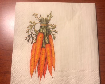Carrot Paper Napkin