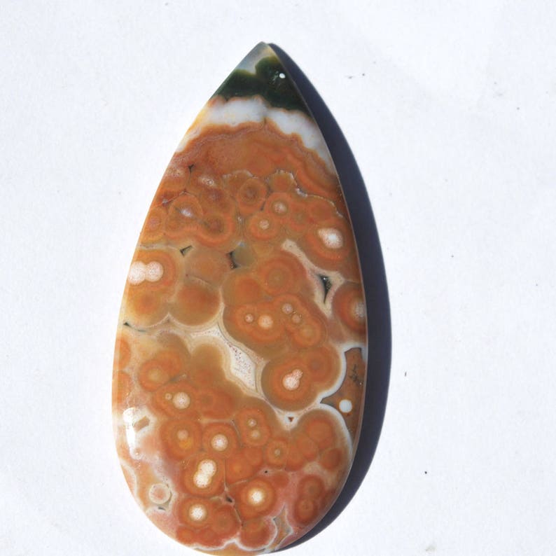 Orange Cabochon Ocean Jasper Cabochon Gemstone Cabochon Madagascar Ocean Jasper Cabochon Designer Cabochon Jasper Cabochon