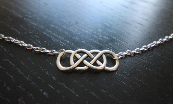 Revenge Double Infinity Necklace Etsy