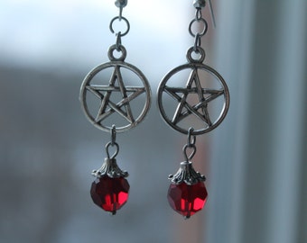 Kolczyki Pentagram Supernatural