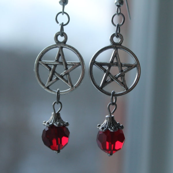 Supernatural Pentacle Earrings