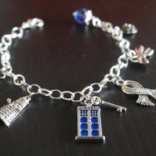 Dr. Who European Style Charm Bracelet Etsy