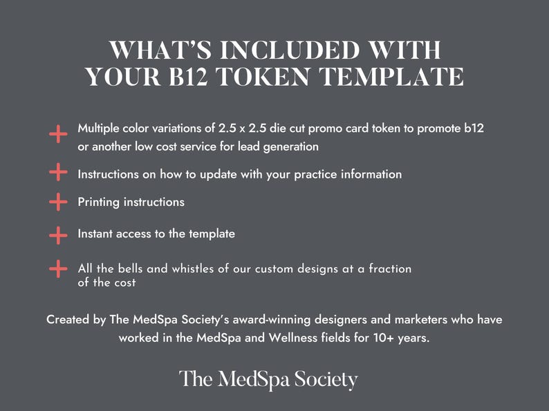 B12 Promo Lead Generation Token for MedSpas, IV Therapy, and Wellness Practices image 5