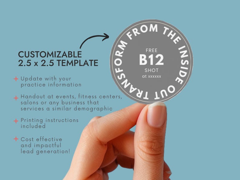 B12 Promo Lead Generation Token for MedSpas, IV Therapy, and Wellness Practices image 3