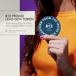 B12 Promo Lead Generation Token for MedSpas, IV Therapy, and Wellness Practices image 1