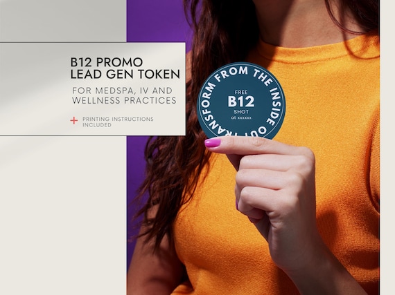 B12 Promo Lead Generation Token for MedSpas, IV Therapy, and Wellness Practices