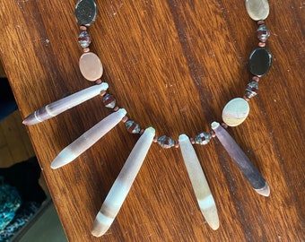 Delicate Spines - Sea Urchin and Jasper Necklace