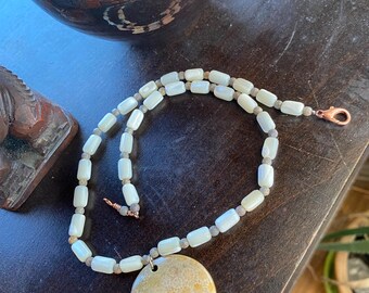 Coral Moon Necklace