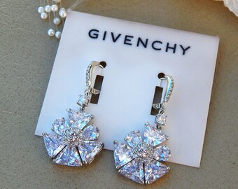 Givenchy Men's 4G Silvery Stud Earrings | Neiman Marcus