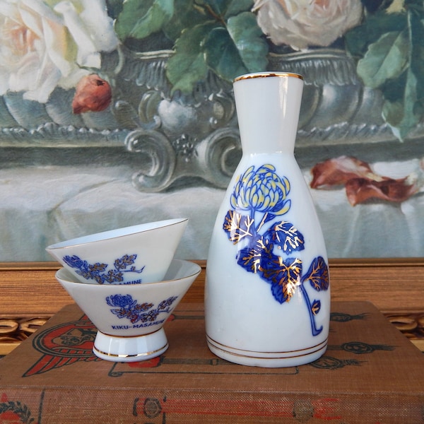 Sake Set With Warmer Etsy