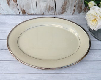 Vintage Platter 14" LENOX SOLITAIRE USA, Thanksgiving