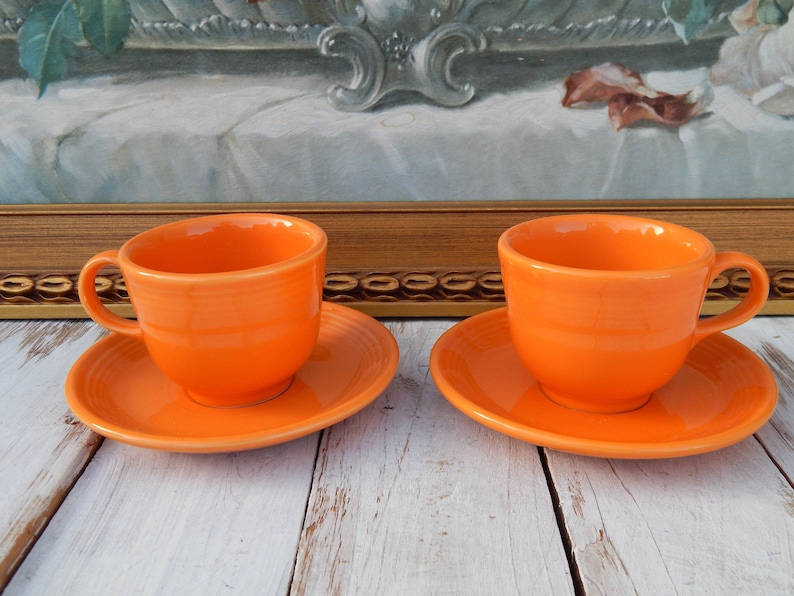 Fiesta Cups and Saucers