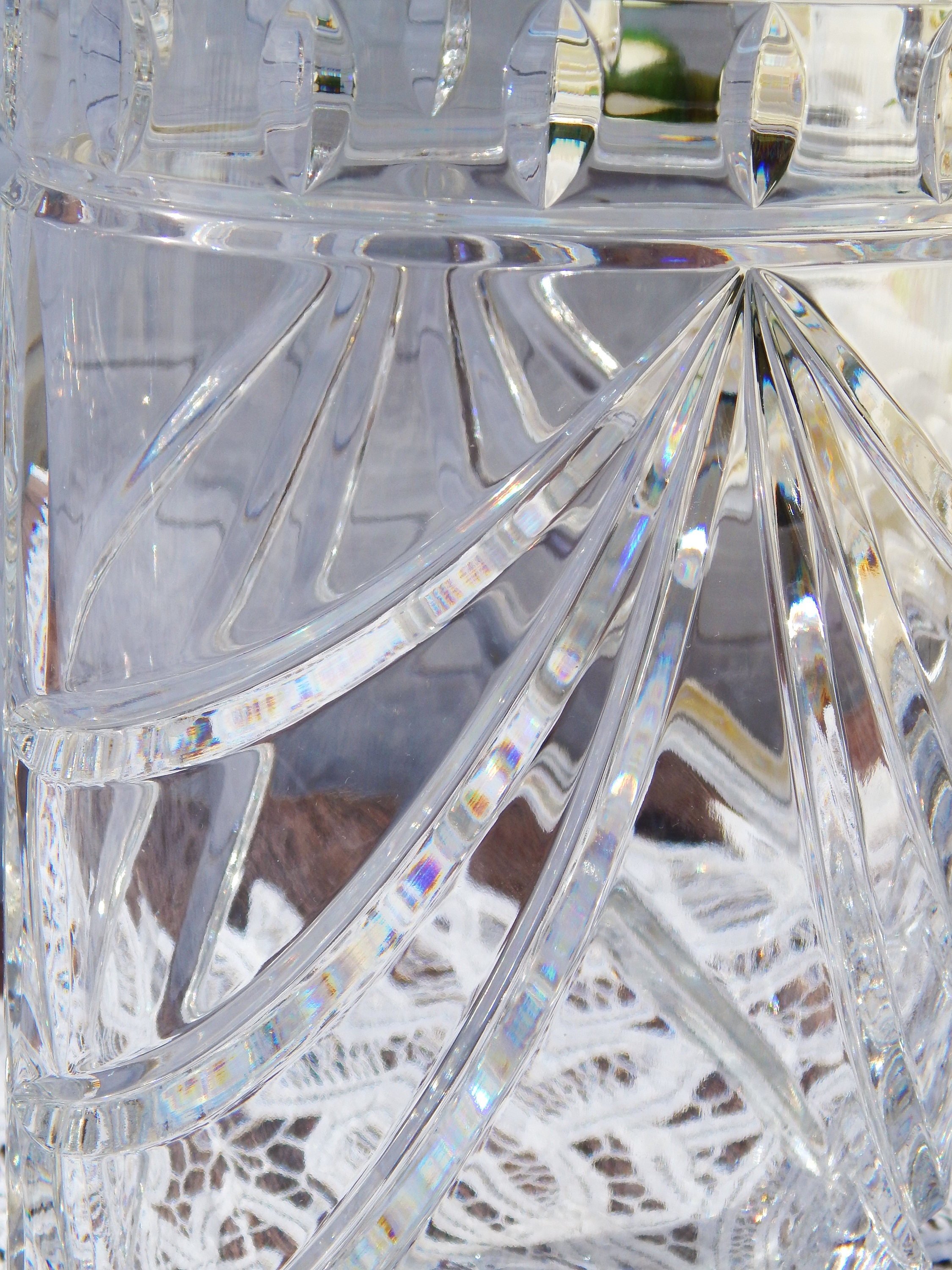 WATERFORD Crystal Vase Cut Crystal Vase 10 Discontinué Tall Etsy