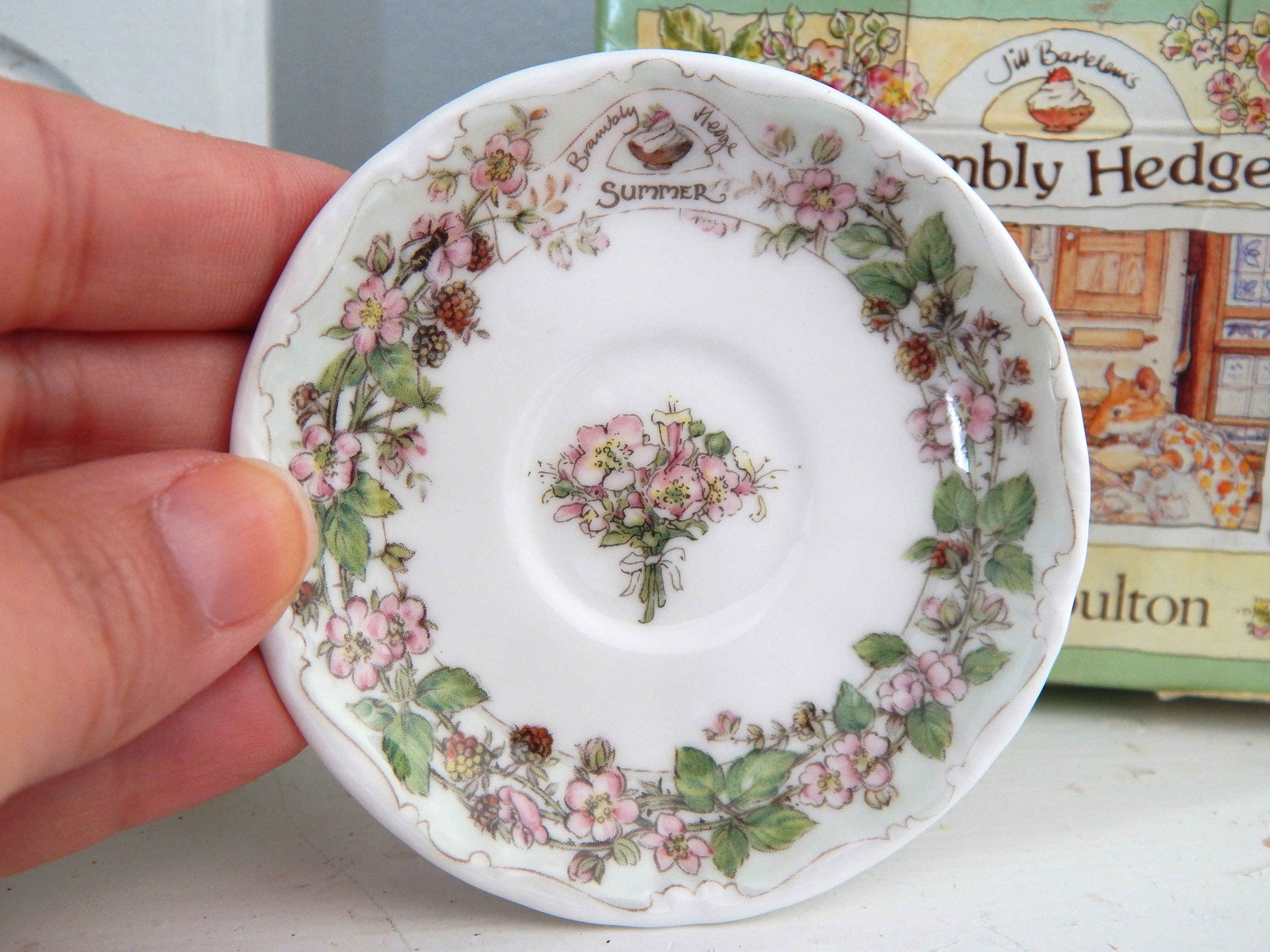 Royal Doulton BRAMBLY HEDGE Mini Tea Set SUMMER With Original Box