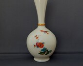 LENOX Vase SPECIAL High Vase Bulbous with Birds Flowers Gold Trim, Lenox Fluted Bulbous Vase Discontinued Rare