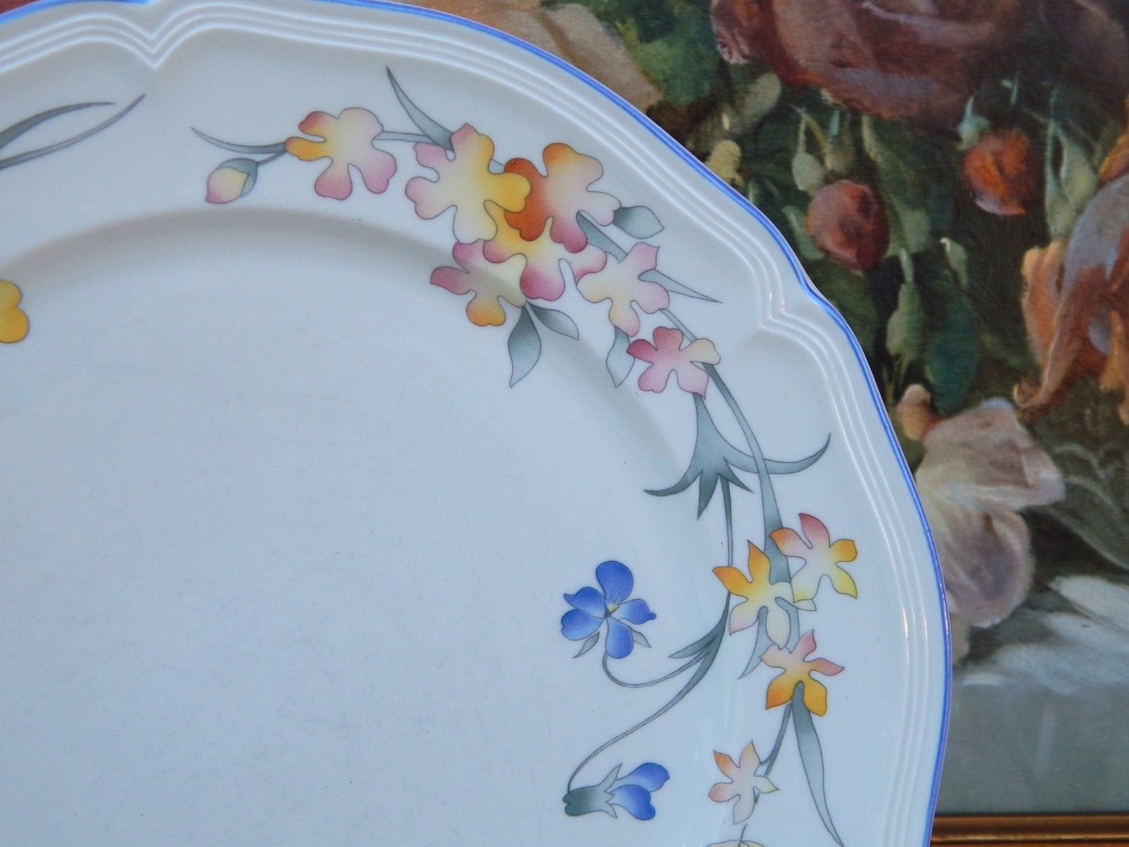 VILLEROY & BOCH Riviera Dinner Plates Set of 4 Vintage Floral Etsy