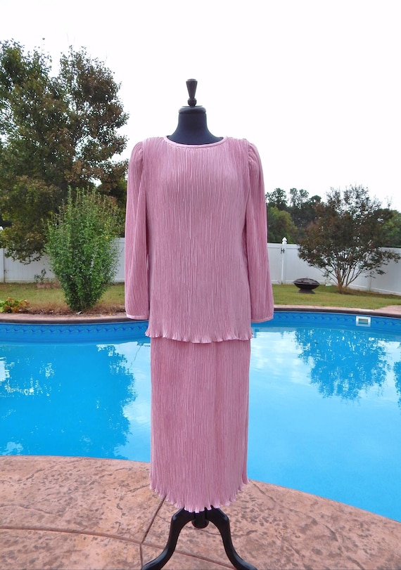 TALBOTS Pink Dress Size 8, Evening Dress Joan Lesl