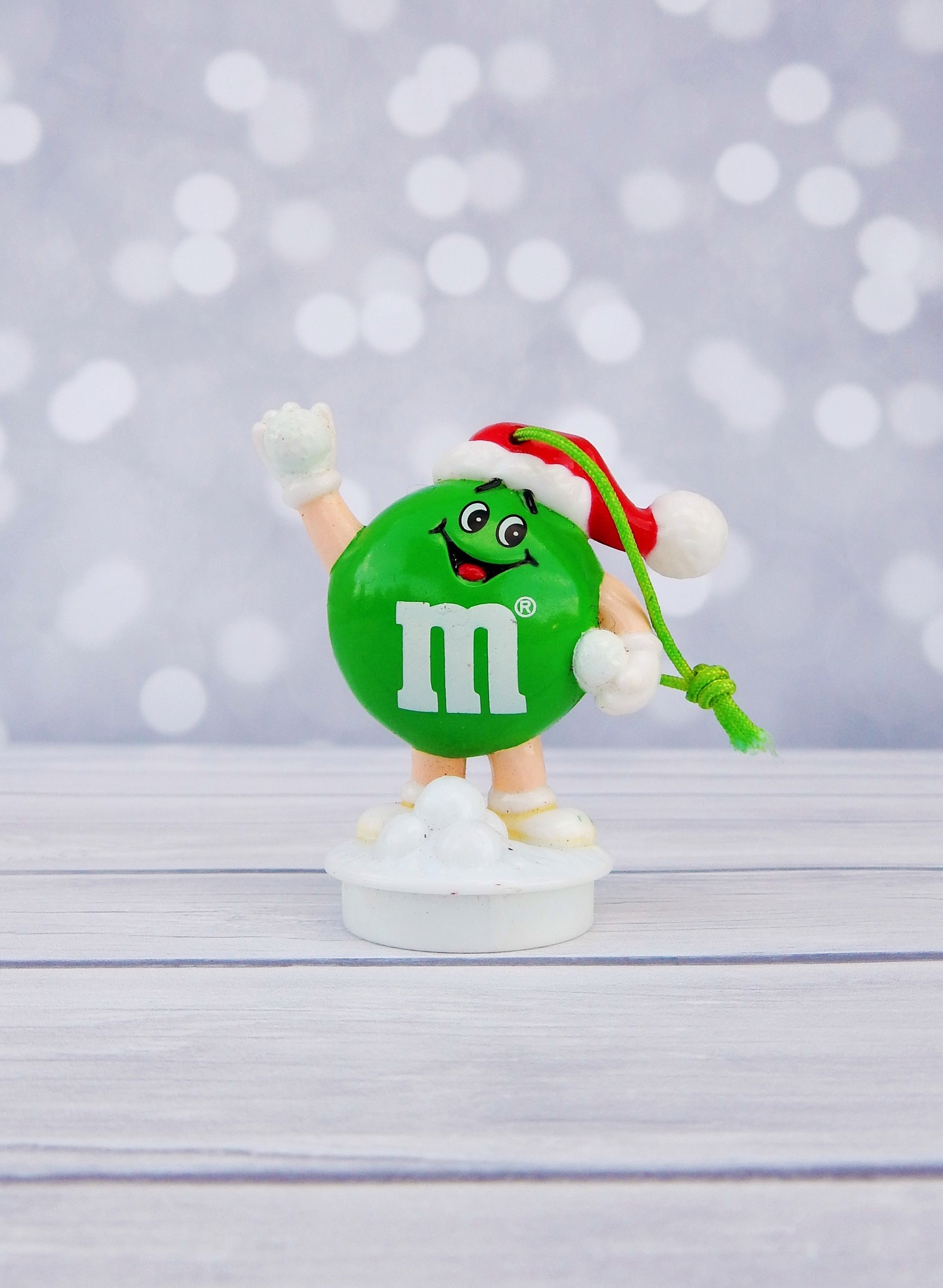 M&M Candy Green Holiday Christmas Tree Ornament - Direct Order Center