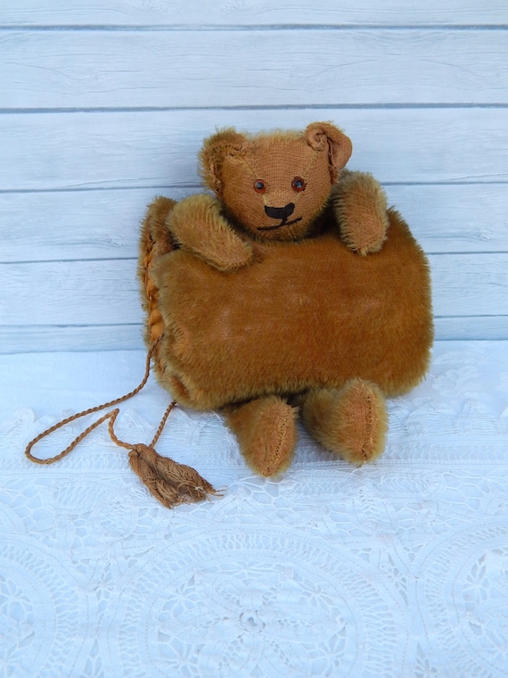 antique mohair teddy bear