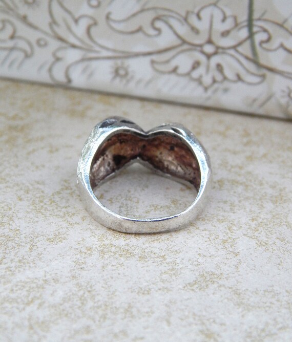 Silver Bow Ring Size 6.5, Solid Sterling Silver R… - image 4