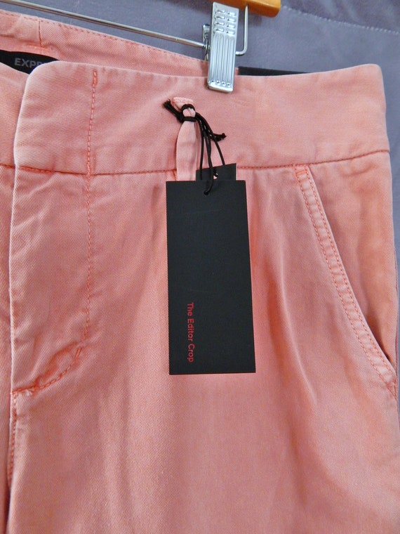 Y2K Jeans EXPRESS Editor Crop Size 10 NOS Low Ris… - image 4