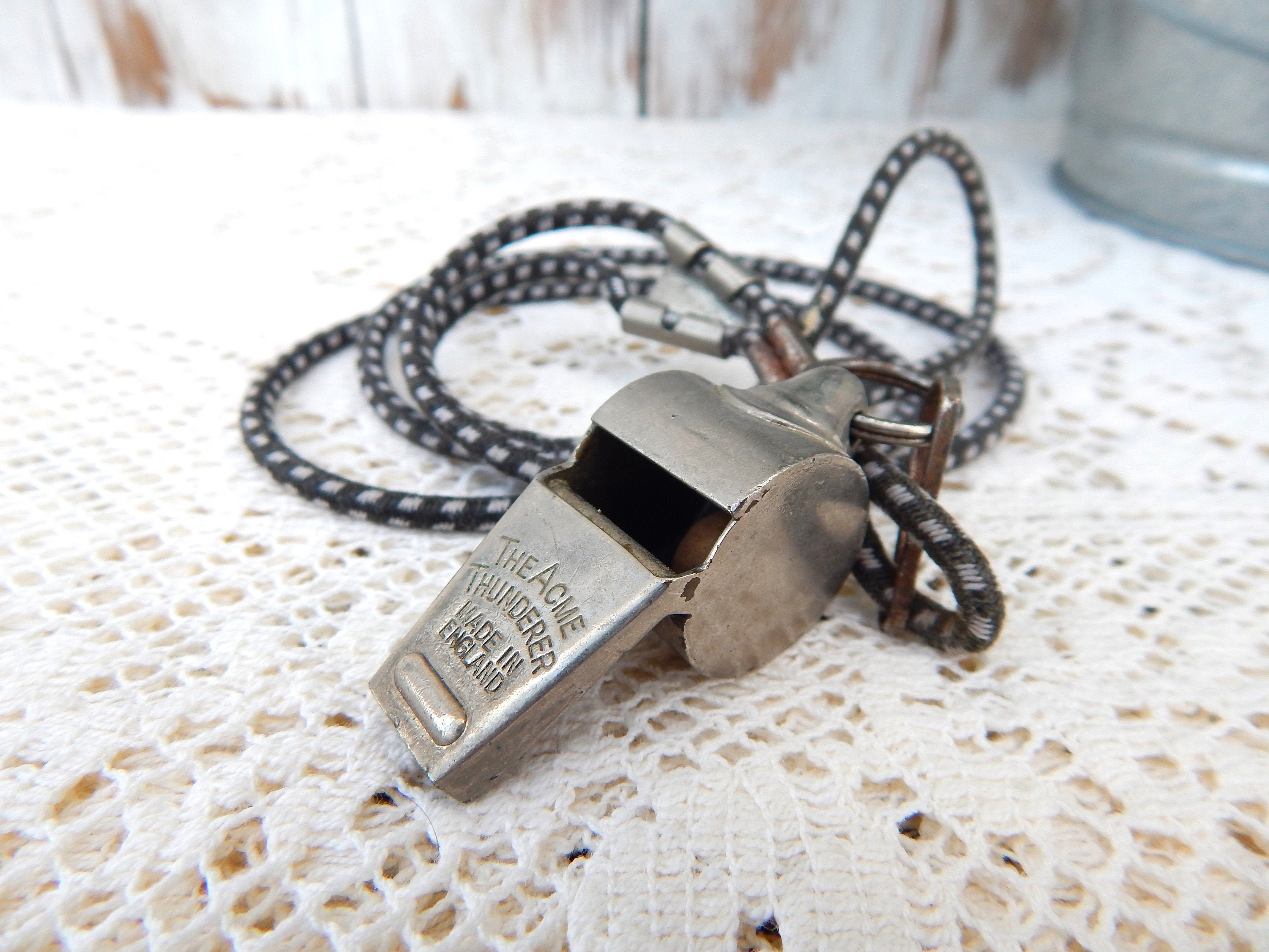 The Acme Thunderer　SPALDING アンティークホイッスル Vintage The Acme Thunderer Made in England Whistle | eBay