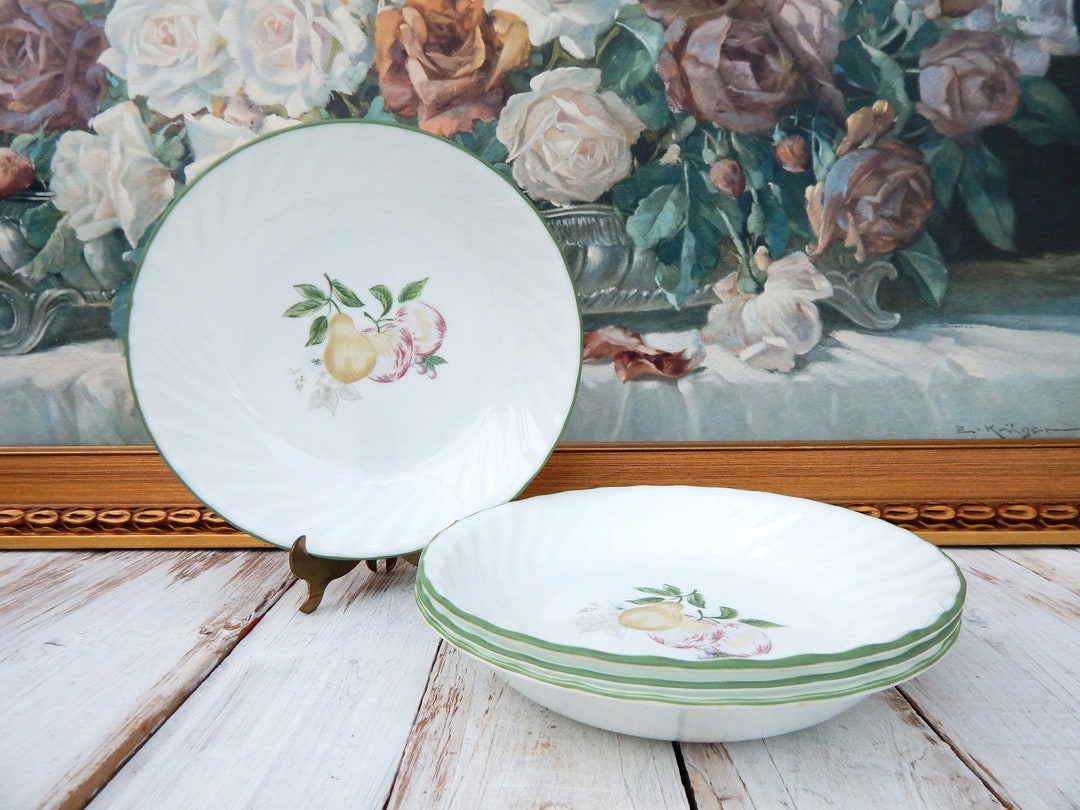 CORELLE CHUTNEY Bowls Set of 4, Corelle Corning Soup Bowls Pasta Bowls