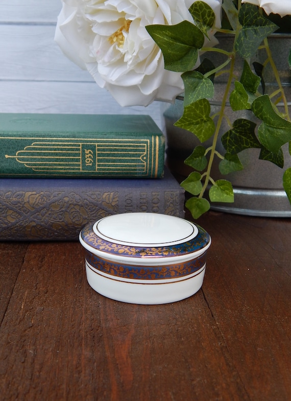 Trinket Box SCHMIDT BRASIL Porcelana Porcelain Tri