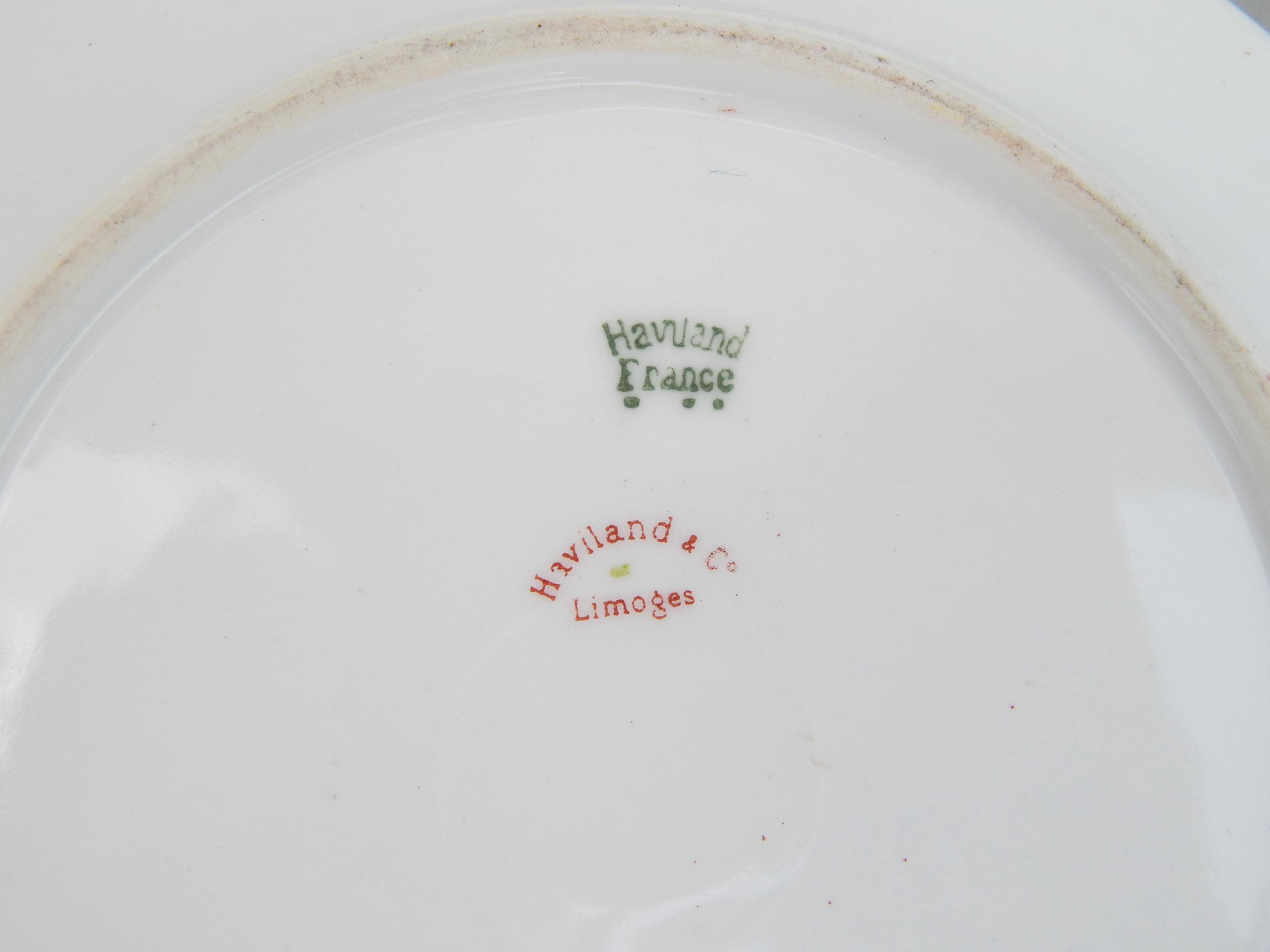 LIMOGES HAVILAND France Plates Schleiger 29a Set of 6 