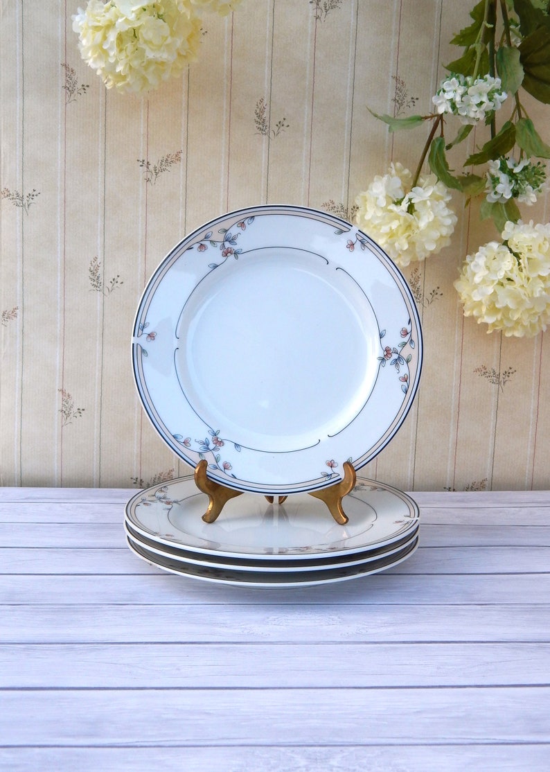 Floral Plates PRINCESS HOUSE Heritage Blossom Salad Plates Etsy
