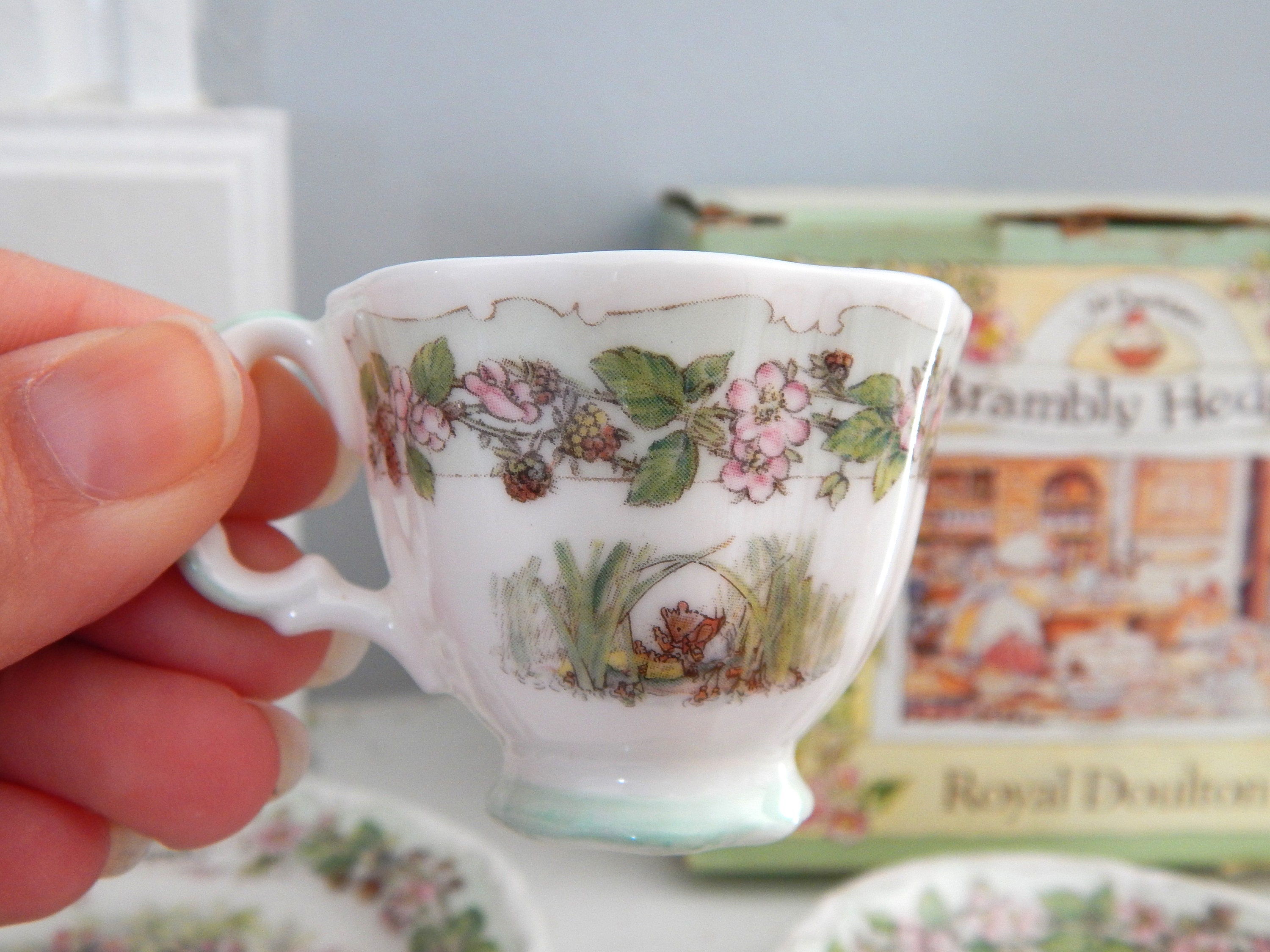 Royal Doulton BRAMBLY HEDGE Mini Tea Set SUMMER With Original Box