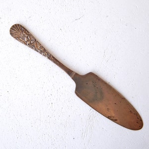 Antique Cheese Spreader Sterling Silver AMSTON, Antique Serving Utensil Cheese Butter Spreader Appetizer Butter Knife