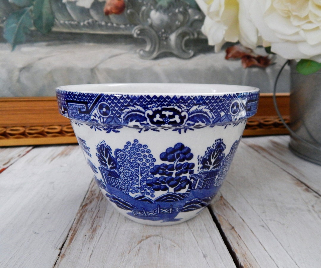 Porcelain Blue And White Willow Blue And White Willow Pattern Tea Set