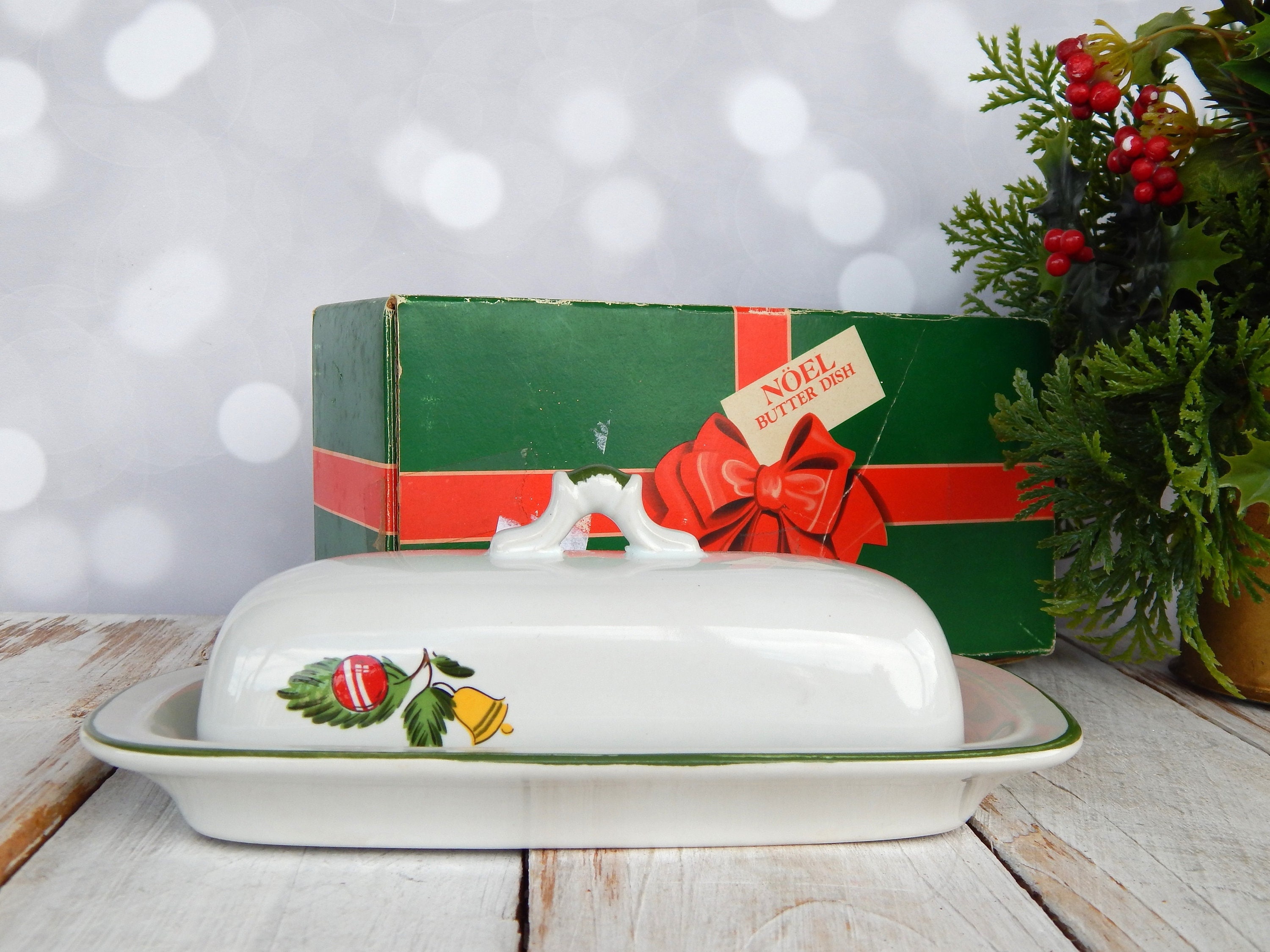 Christmas butter dish deals