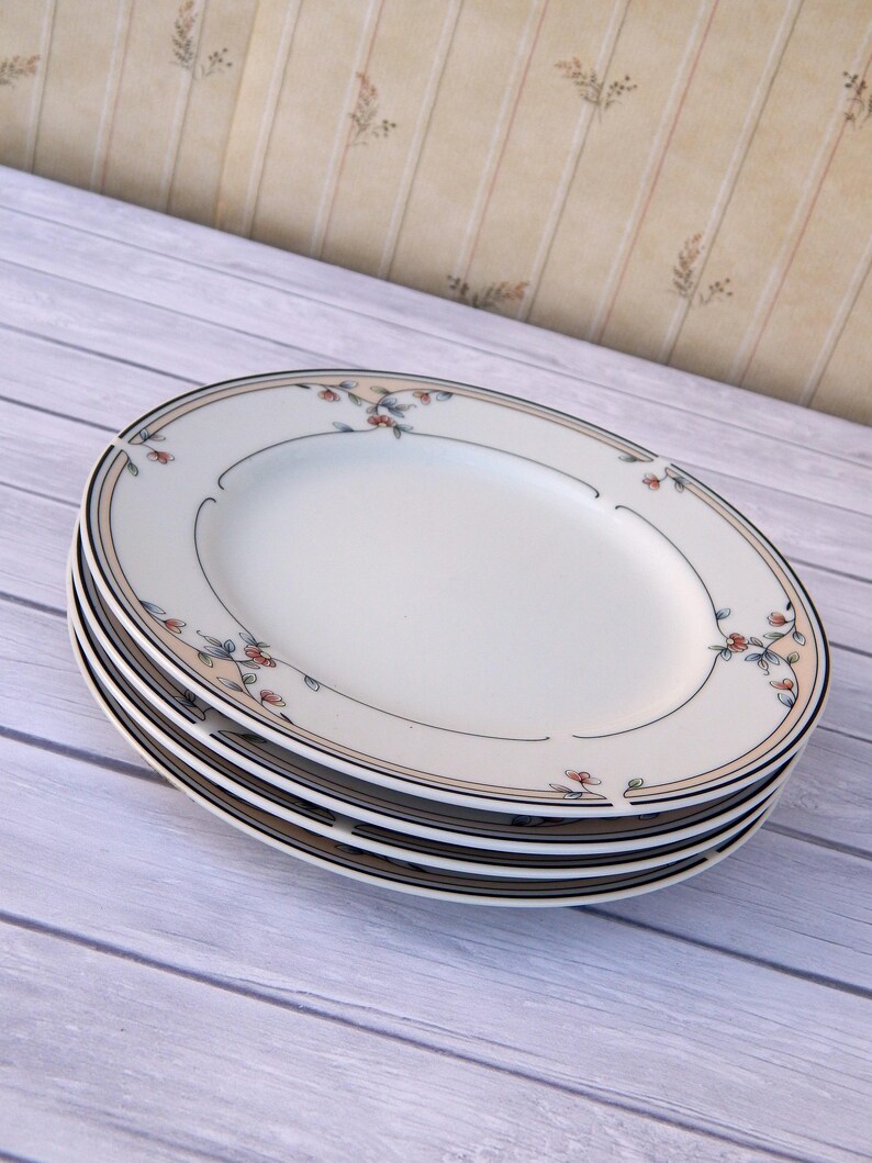 Floral Plates PRINCESS HOUSE Heritage Blossom Salad Plates Etsy