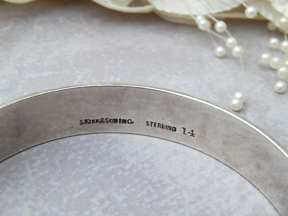 Sterling Silver Bracelet S. KIRK & SON, Romantic … - image 4