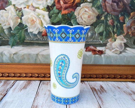 VERA BRADLEY Vase Andrea by Sadek My Home Capri Blue, Ceramic Vase