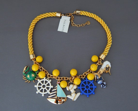 Nautical Charm Necklace, Driftaway Nautical Neckla