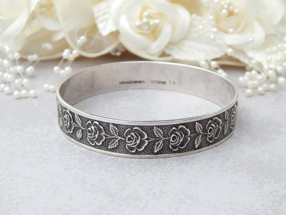 Sterling Silver Bracelet S. KIRK & SON, Romantic … - image 3