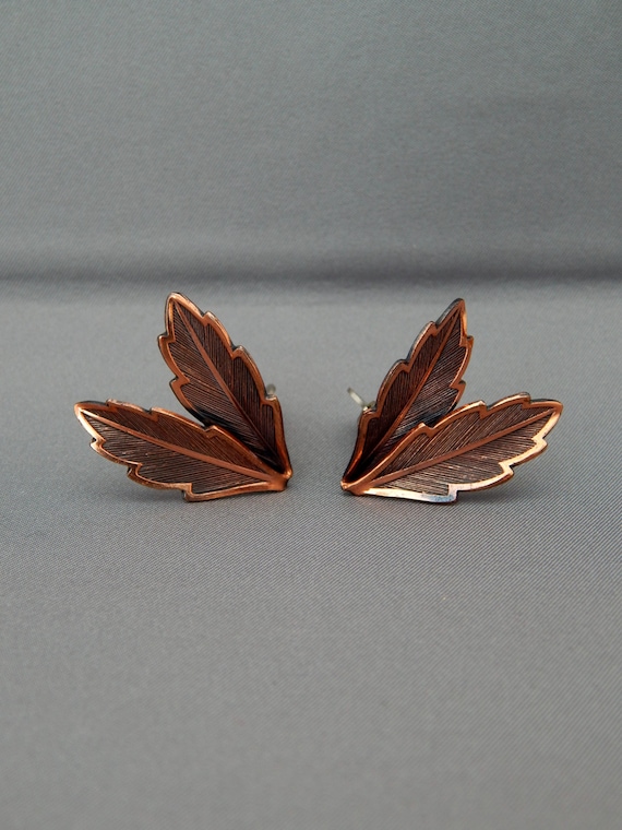 vintage copper leaf leaves Gem