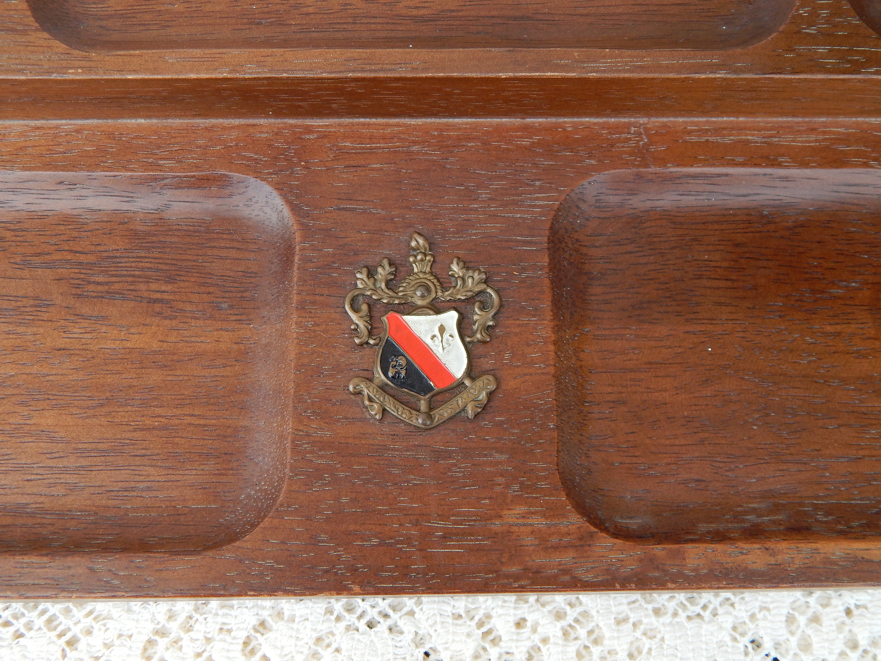 Vintage Mahogany Desk Organizer Dresser Organizer Men's Etsy