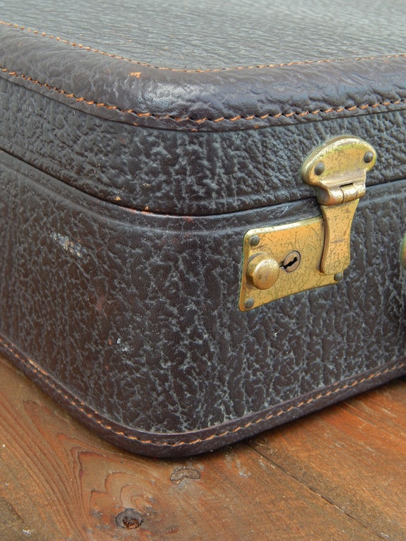 Vintage BECKERS Mens Leather Travel Case Grooming… - image 9