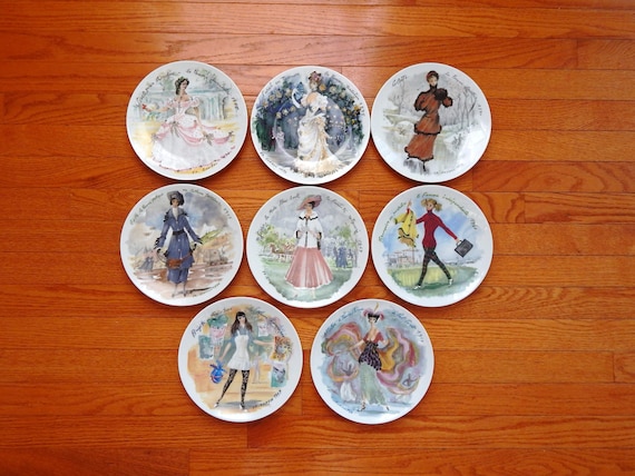 D'arceau LIMOGES France Women of the Century Collector's Plates R