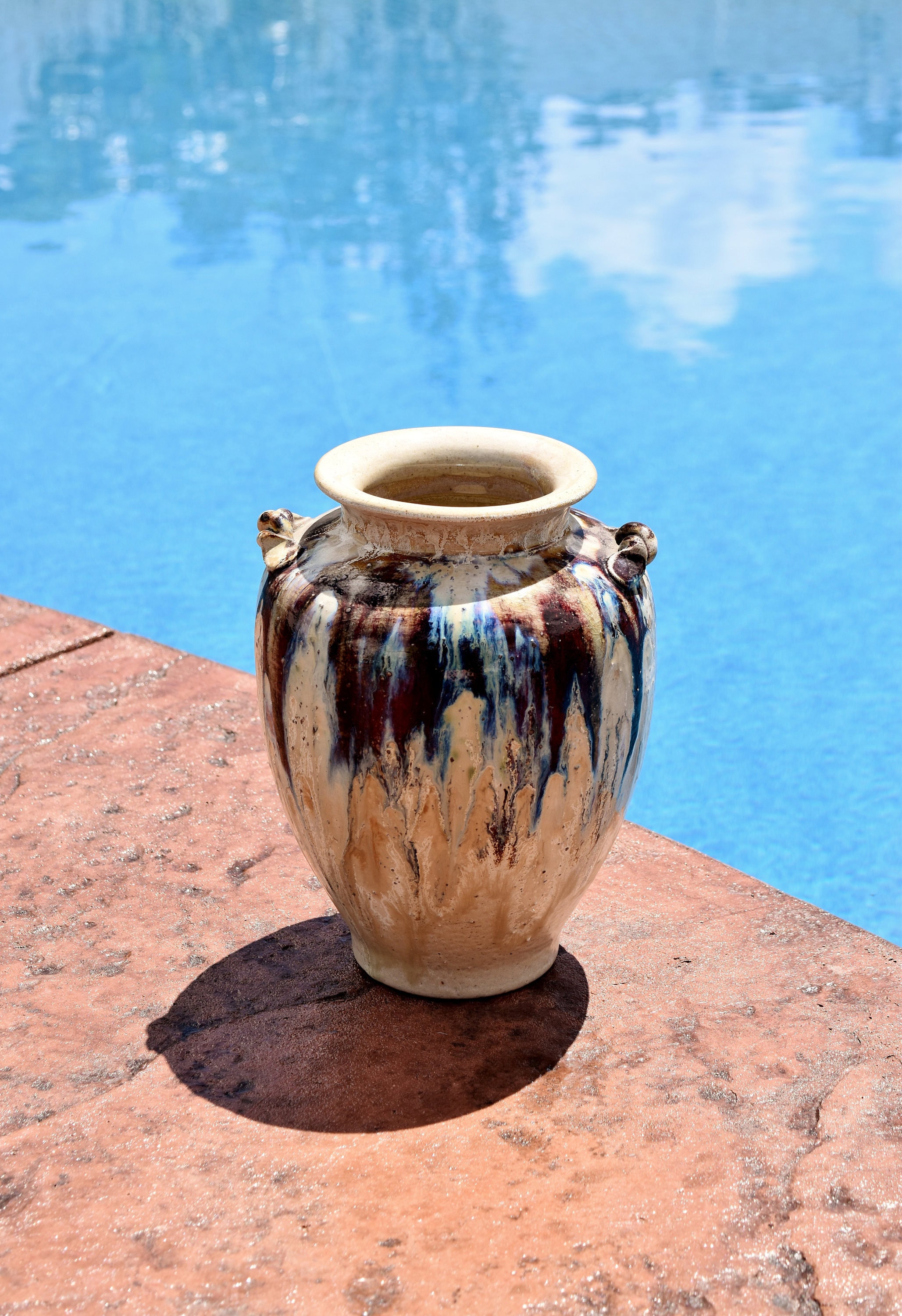 Pottery Vase TOYO JAPAN Mid Century, 10.5 Pottery Vase TOYO JAPAN Mid Century, 10.5