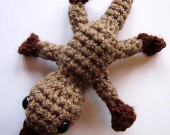 Haakpatroon amigurumi mini vogelbekdier: kawaii knuffel (pdf-patroon)