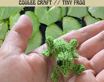 Tiny Frog-patroon breien: Woodland Frogger-knuffel (pdf-download)