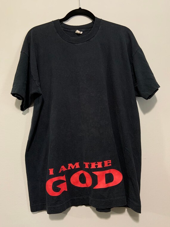True 90's Vintage I Am the God of Fuck Marilyn Manson Shirt Single