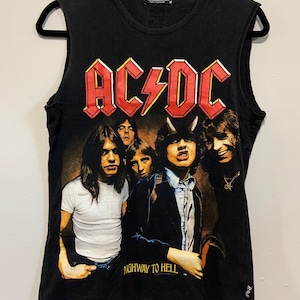 Vintage 90’s Dangerfield AC/DC Highway To Hell Muscle Shirt