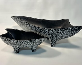 Paire de vases vintage style ikebana