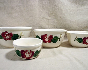 Vintage Stetson Rio Rose Mixing - Prep - Kitchen Bowls